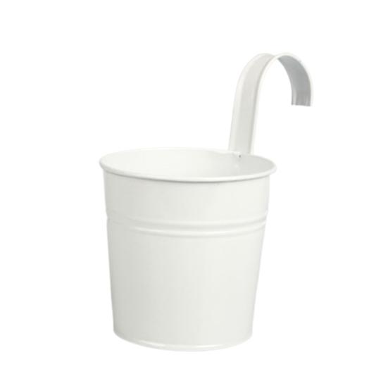 Flower Holder Bright Color Space-saving Sturdy Thickened Body Flower Holder for Courtyards