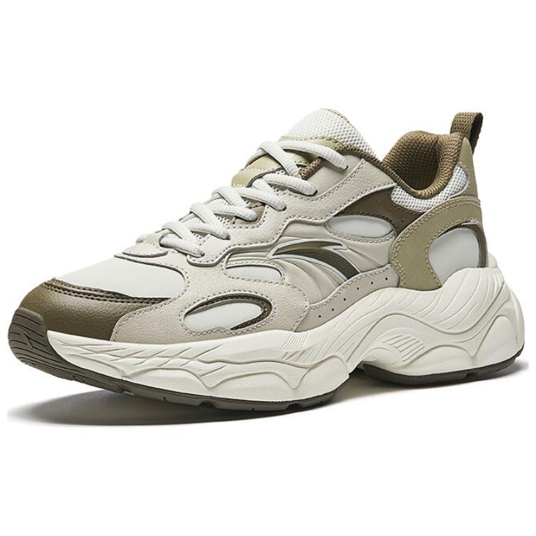 Anta Little Millennium Comfortable Versatile Wear-Resistant Non-Slip Low-Top Casual Shoes Men Casual Shoes Green Gray 112518812-9