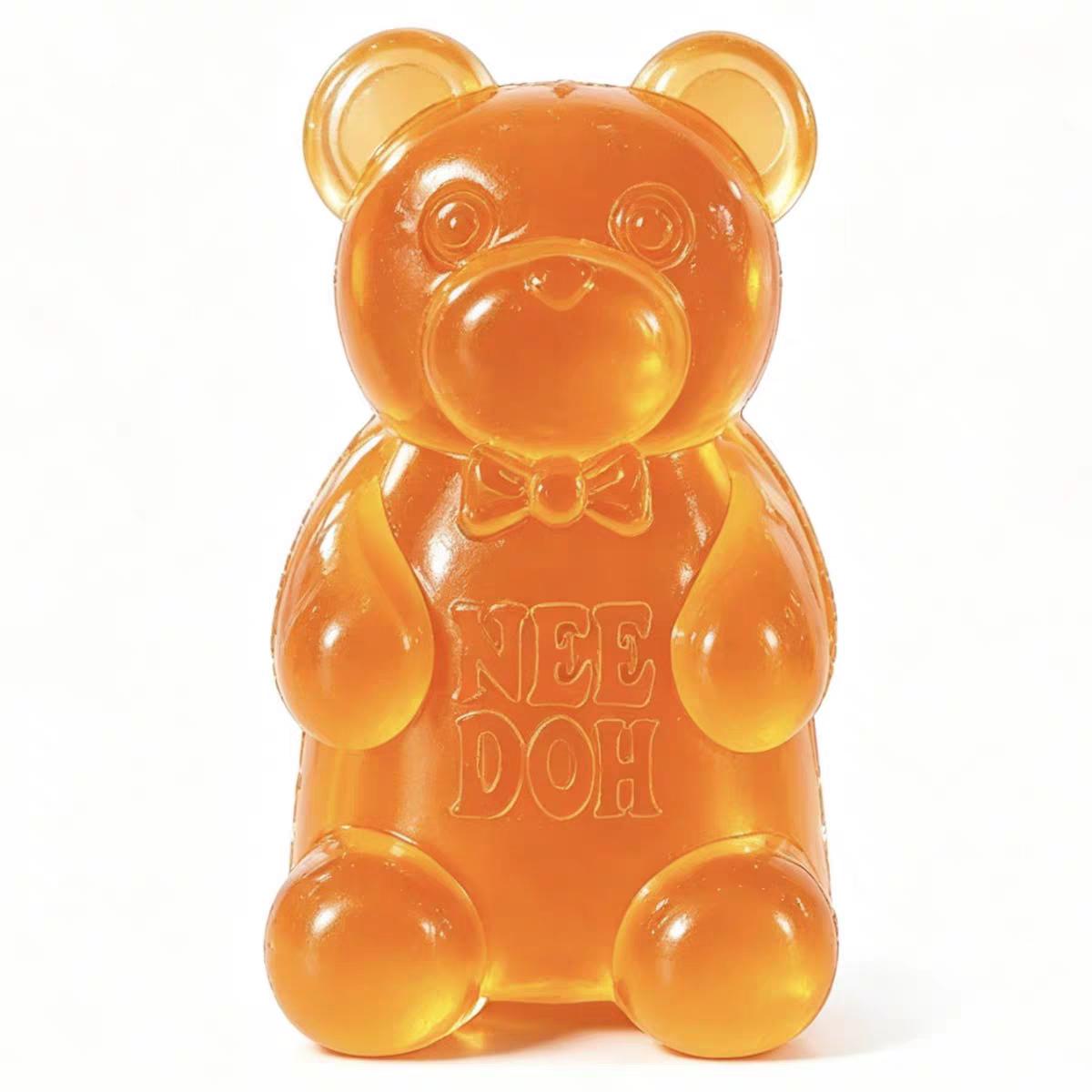 8cm NeeDoh Schattige Gummy Bear Sensorisch Knijpspeeltje met Geleiachtige Vulling Langzame Terugslag Stressverlichtend Speelgoed om Angst te Verlichten**