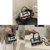 Street Style Small Square Bag With Soft Structure And Internal Pocket