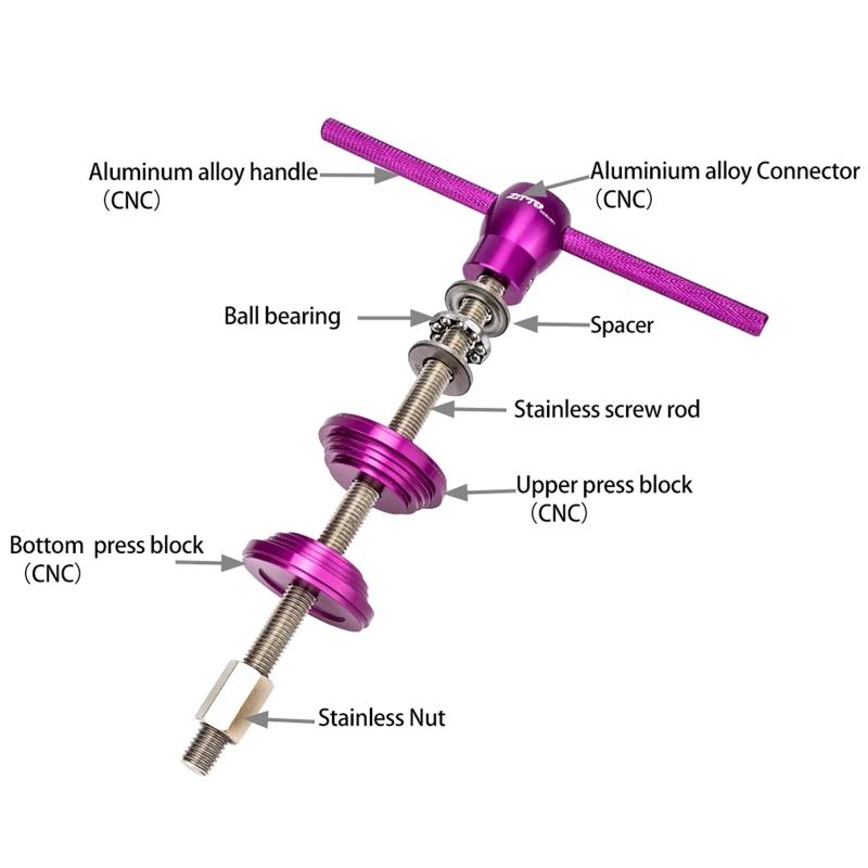 Bicycle Headset Installation Removal Tool MTB Road Bike Bottom Bracket Bearing Press Tool BB Axis Frame Press BB Tools