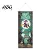 Entrance Door Decorations Halloween Flag Banner Backdrop, Spooky Pumpkin Witch Ghost Hanging Easy Home Decor Background Decoration for Indoor Outdoor