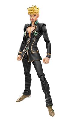 Super Action Statue Bizarre Adventure Part Giovanna 150mm PVC ABS Nylon Painted Action Figure "JoJo's 5" "Giorno Ver. BLACK" Approx. & &
