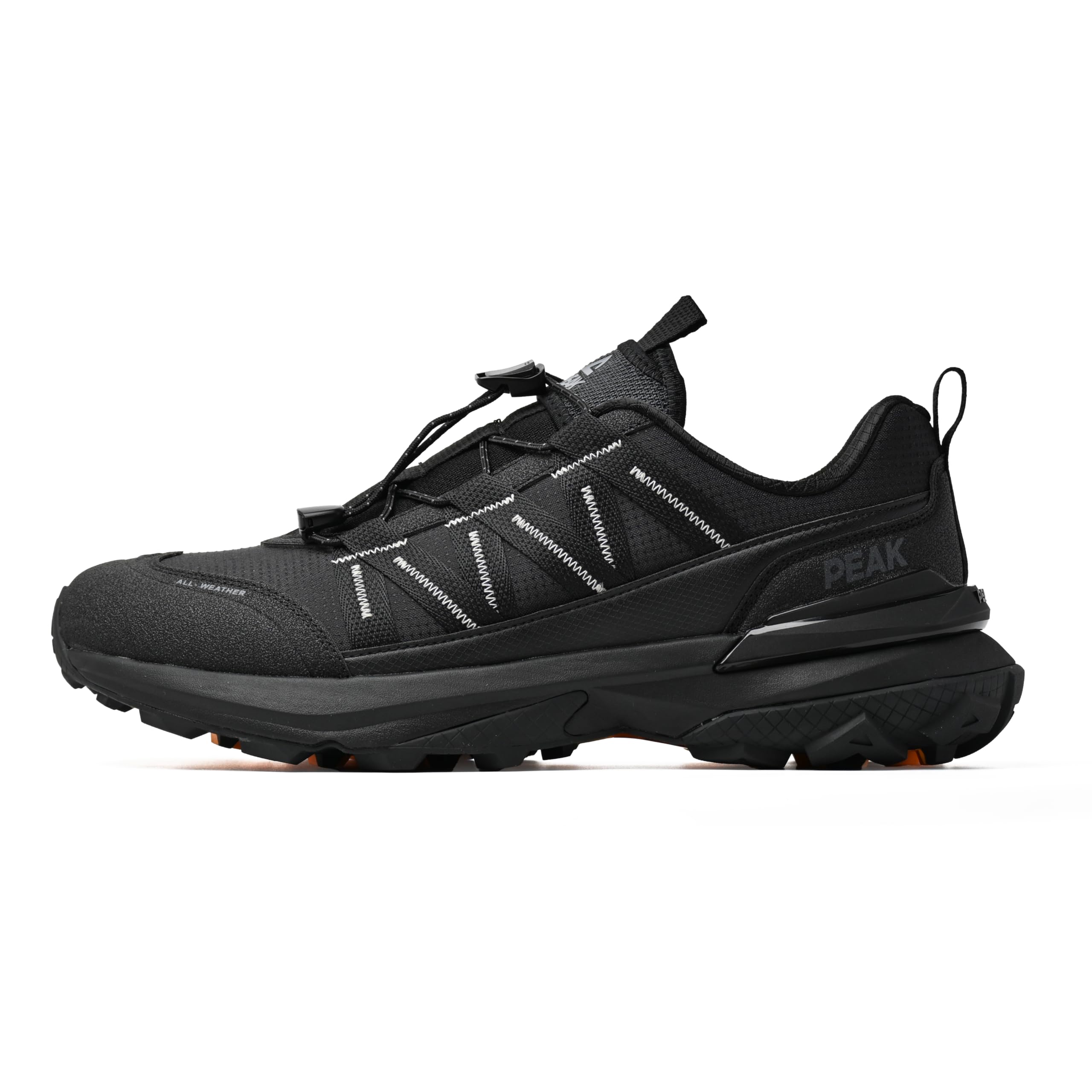 

Peak TAICHI OUTDOOR EXT51371G Men s Outdoor Shoes, All Black, Size 26.0 cm, 2E