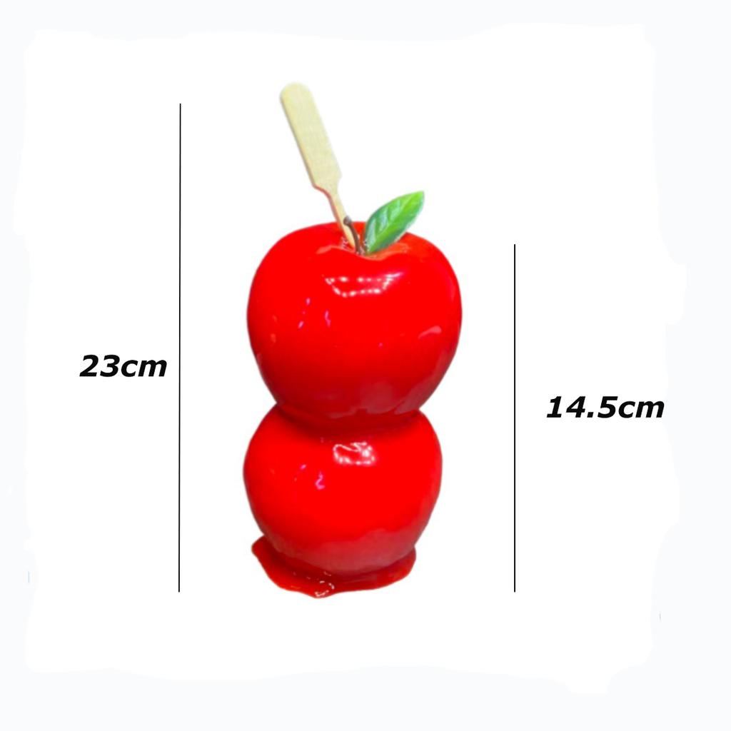 Christmas Dessert Ornaments Simulation Christmas Candy Apple Fake Fruit Model Christmas Eve Gifts Holiday New Year Table Decor