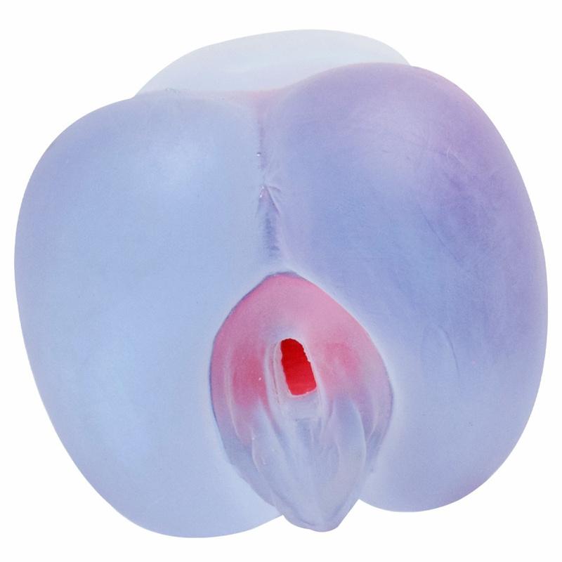Demon Girl Transparent Blue Airplane Cup Male Inverted Model Forced Fake Vagina Famous Device Masturbation Device Adult Erotic Sex Products