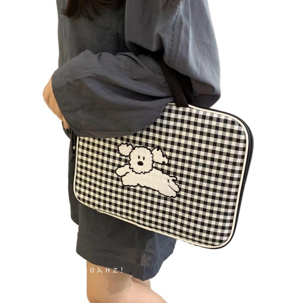 Manica a quadri carina: Adatto per iPad Pro da 11 pollici e laptop da 14 pollici, Borsa protettiva