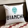 Luxury BBianchi Logo Cushion Cover Reversible Soft Durable Pillow Cover Home  Car MultiScene Use for Daily Comfort