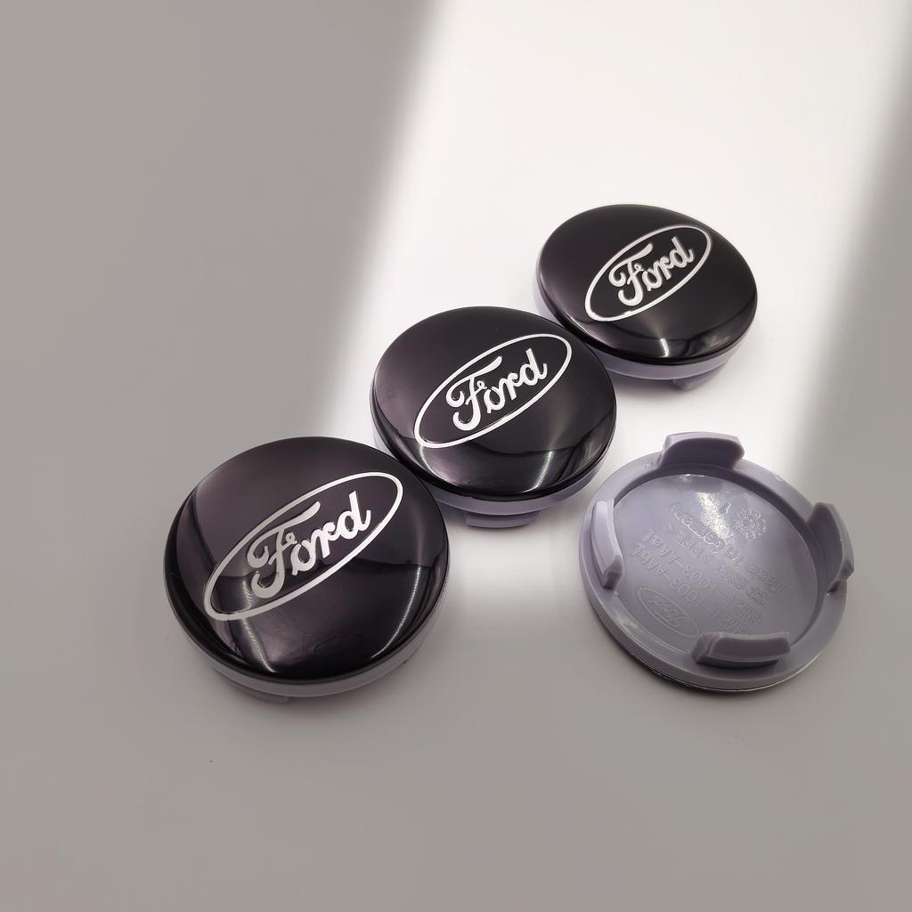 AJV1 4PCS 54/56/60/65/68mm Wheel Center Caps For Ford Fiesta Mondeo Fusion Explorer Escape Focus Kuga Rim Hubcap Cover Badge