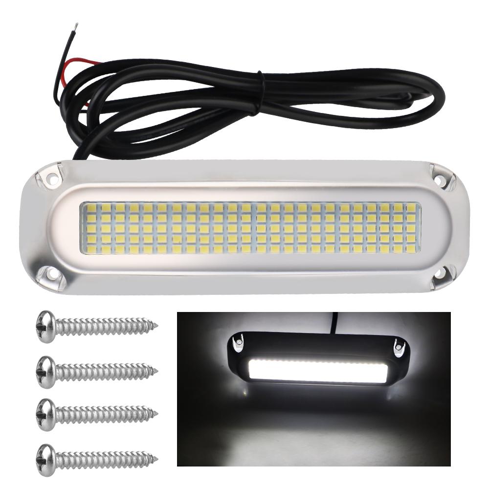 120 LED 60W Underwater Pontoon Transom Lamp Underwater Illumination 10V-30V For Marine Ship Yacht Boat Transom Light