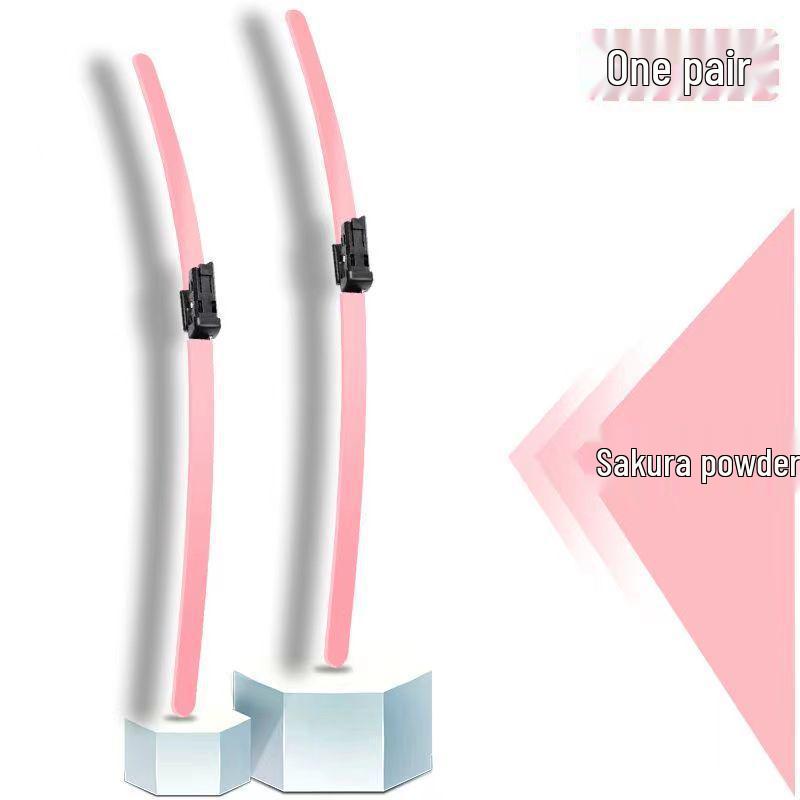 Colorful, Universal, Bone-Free Front Wiper Blade with Rubber Strip for Car Windshields