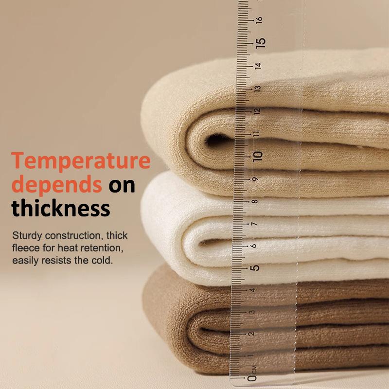 Winter Thigh High Socks For Women Fleece Lined Warm Over Knee Socks Non Slip Long Socks Jk Stockings