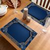 4 PCS New Chinese Style Placemats, Washable Heat Resistant Table Mats, Aesthetic Kitchen Dining Home Decor