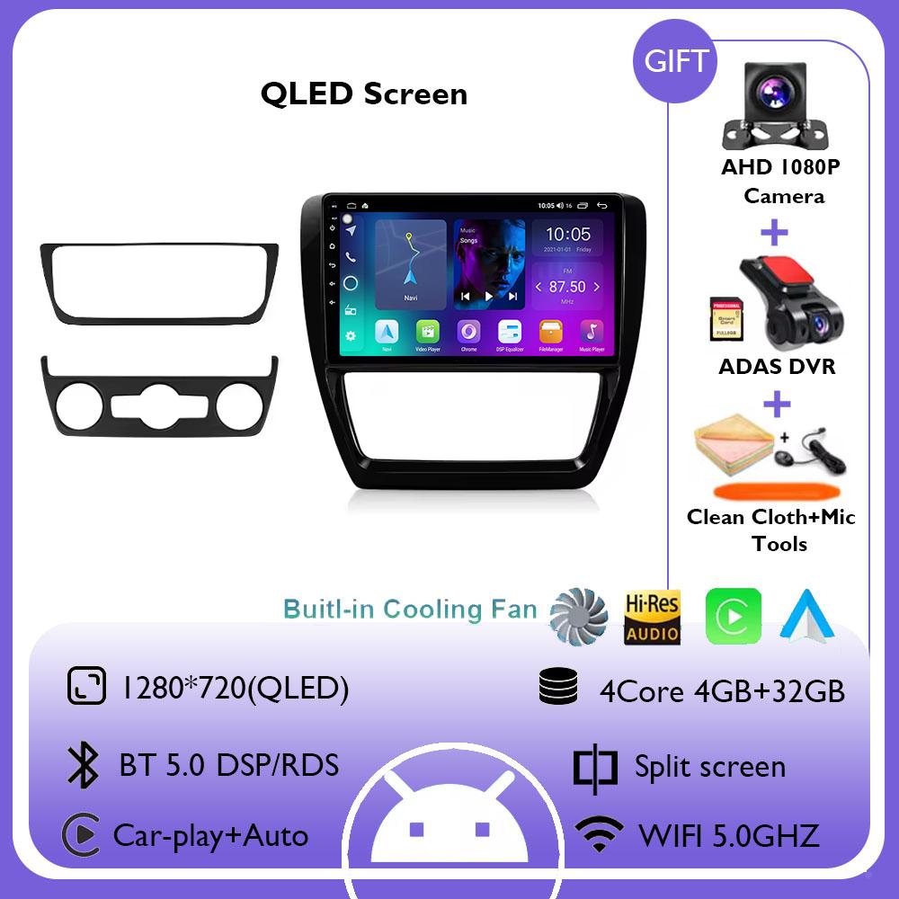 10inch Car Radio For Volkswagen VW Jetta 6 MK6 2011 - 2018 Wireless Carplay Android Auto Multimedia Player Car Stereo Navigation
