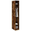 VidaXL Garde-robe chêne fumé 30x50x200 cm bois d'ingénierie, armoire de rangement, organisateur de garde-robe, armoire, 3307688