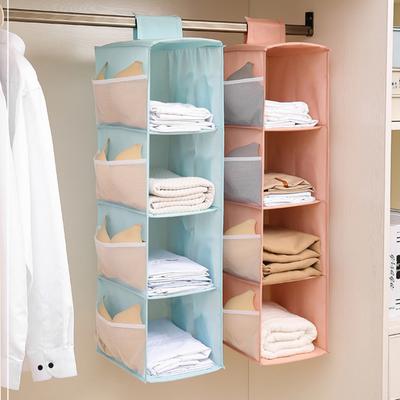 Non Woven Clothing Storage Hanging Bag with Side Pockets Design, Sturdy, Dust-proof Tool for Bedroom, Good Helper for Daily Life