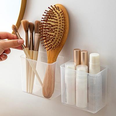 Skrzynka ścienna do przechowywania Szafka lustrzana Samoprzylepna Skrzynka do przechowywania małych przedmiotów Kredka do brwi Szminka Skrzynka do przechowywania błyszczyków do ust