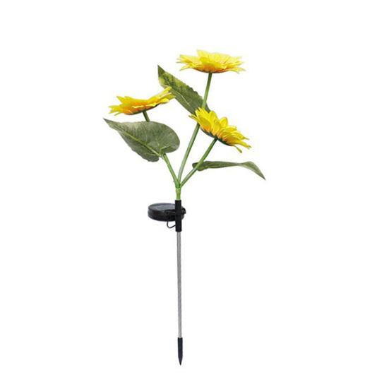 Solar Sunflower Light LED Garden Artificial Flower Light with 36956 Sunflowers Outdoor Waterproof Stake Light for Backyard Flower Bed