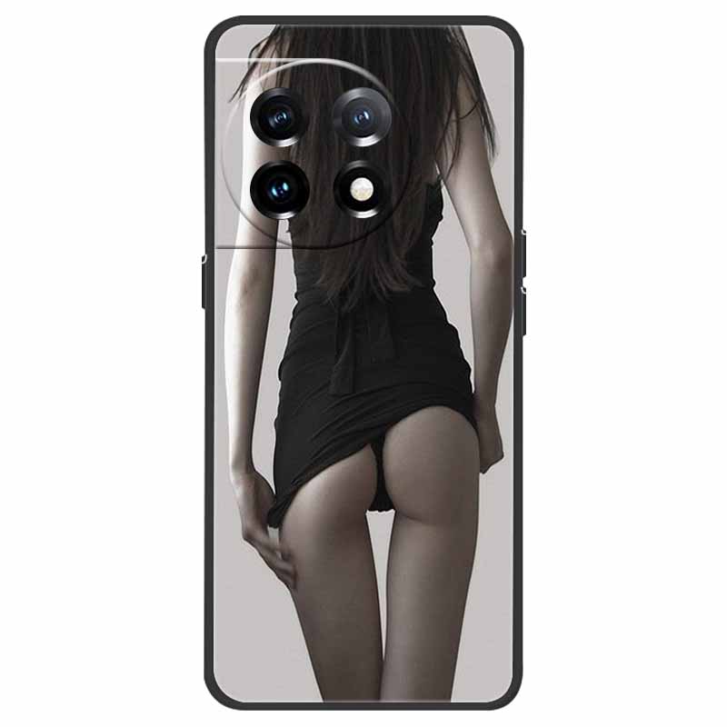 Für OnePlus 11 Hülle OnePlus11 5G Stoßfest Weiches Silikon TPU Rückseite für OnePlus 11 One Plus 11 5G Handyhüllen Niedliche Katze Wolf