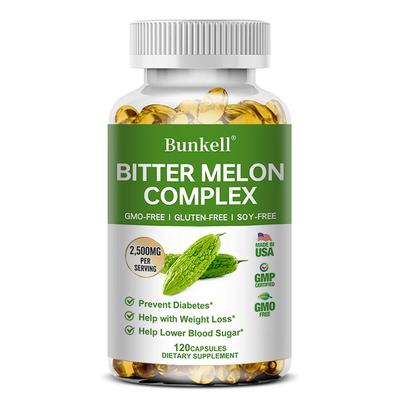 Complejo de Melón Amargo 2500 mg 120 Cápsulas Suplemento Dietético