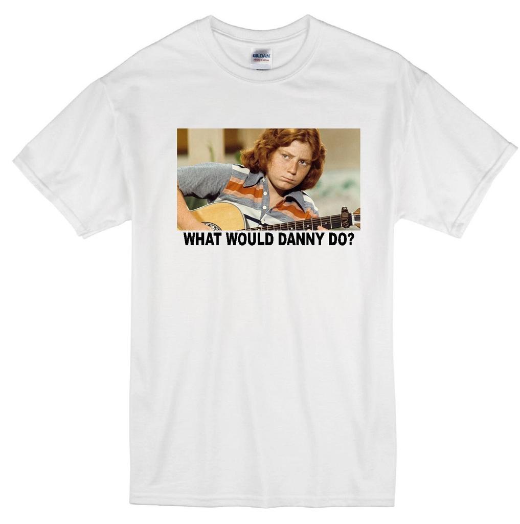 DANNY WWD? PARTRIDGE FAMILY BONADUCE MUSIC RETRO TV WHITE T-shirt Tops Tees Unisex
