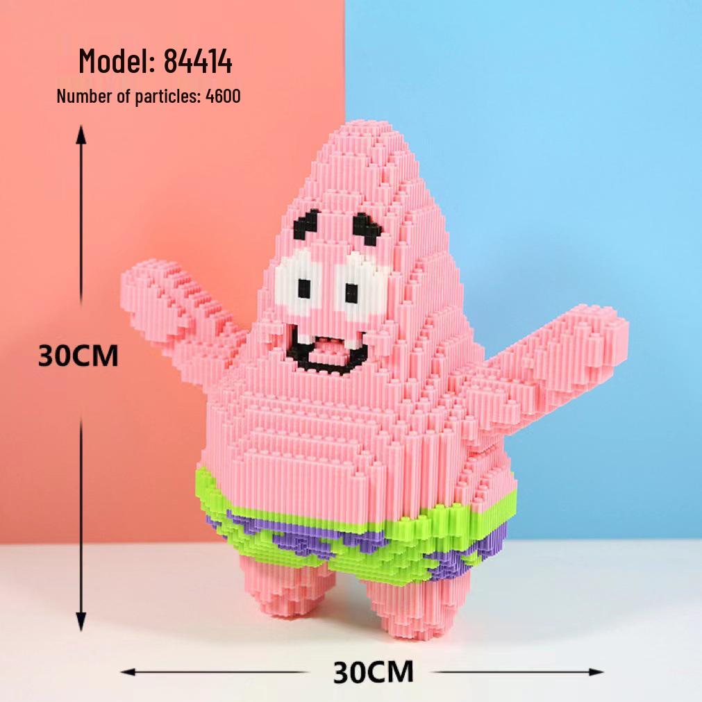 Girls' Compatible Lego: Violent Bear Building Block Series - Educational Micro-Block Interlocking Toys & Gifts