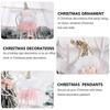 Crochet Angels Ornaments Doll Pendant Christmas Tree Decor Kids 1Set