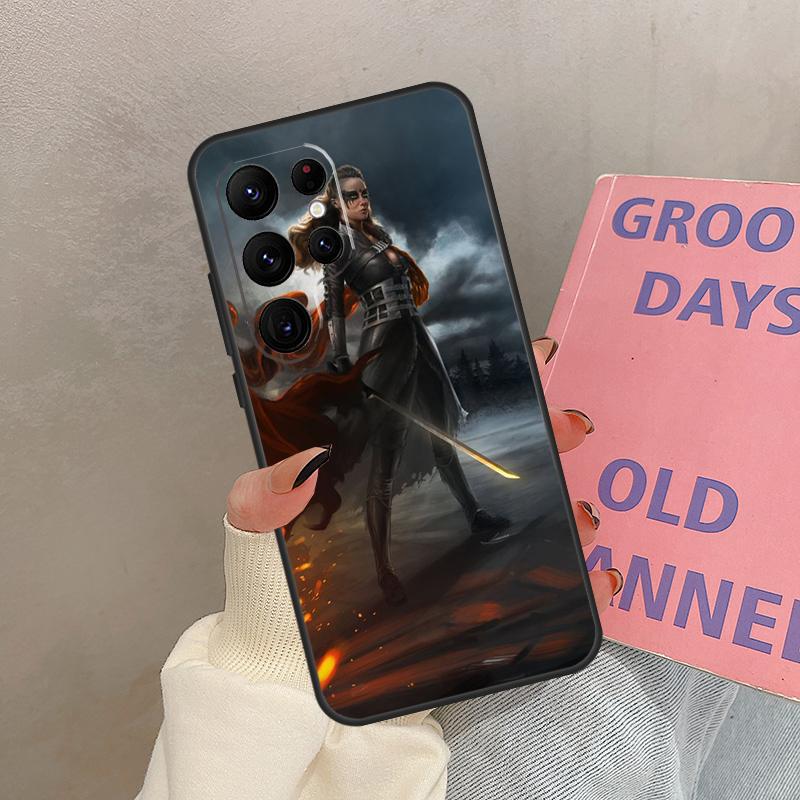 

Commander Lexa The 100 Case For Samsung Galaxy S25 Ultra S20 S21 S22 S23 S24 Ultra S9 S10 Plus S25 FE Cover Coque Galaxy S20Ultra