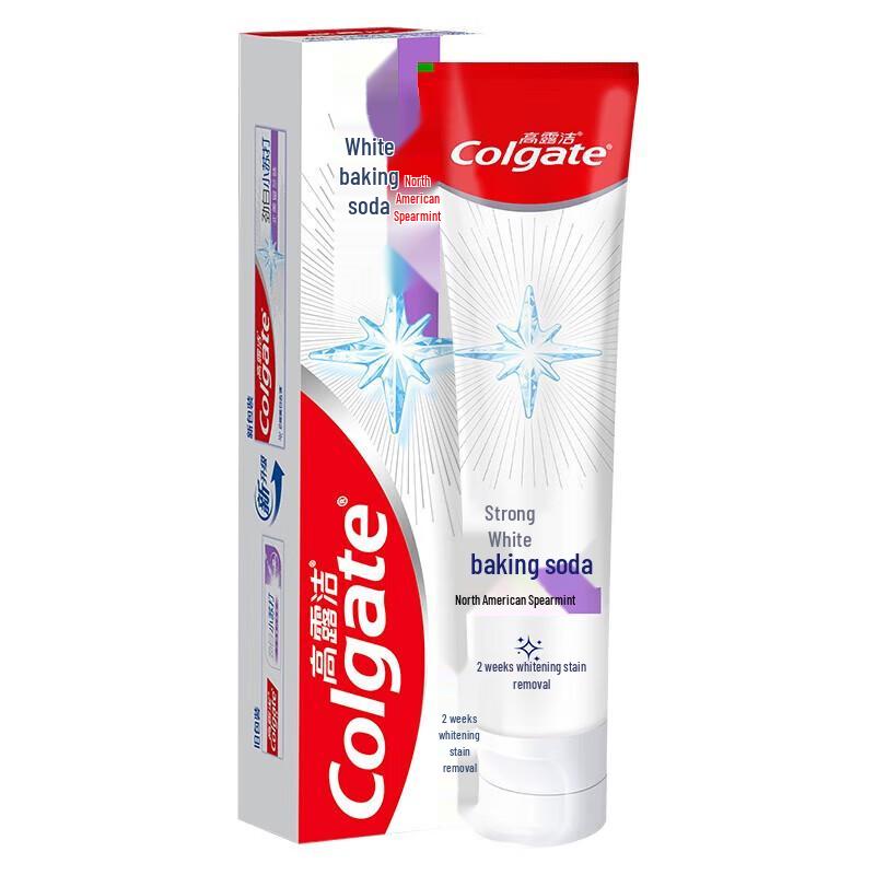 Colgate Enamel White Baking Soda Spearmint Toothpaste (2 x 180g)