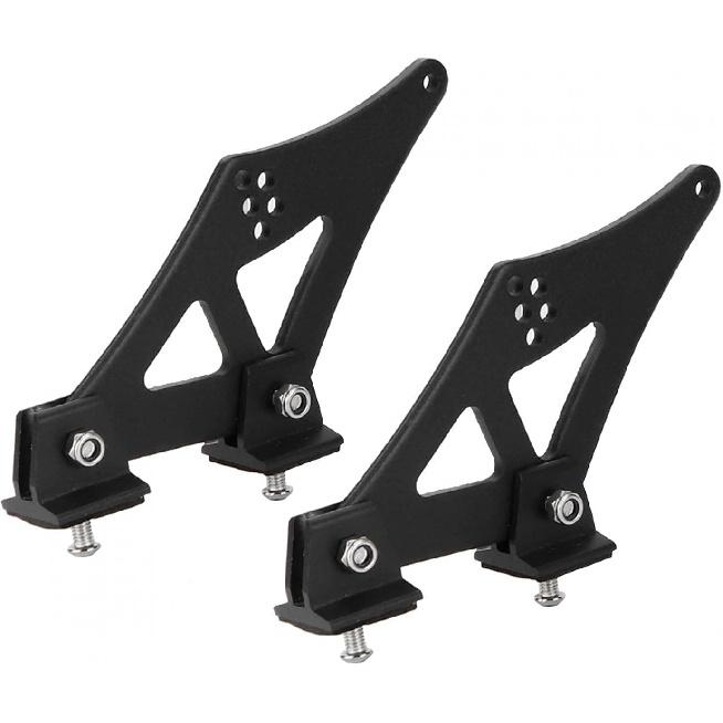KIMISS Spoiler Mounting Brackets, 5" Universal Car CNC Aluminum Alloy Rear Wing Trunk Racing Tail Spoiler Legs Mount Brackets