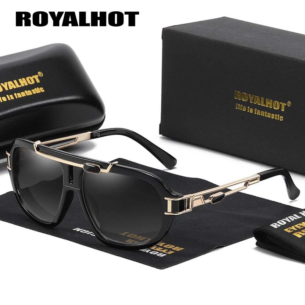 

RoyalHot унисекс стиль модный стиль крутые солнцезащитные очки очки чёрный