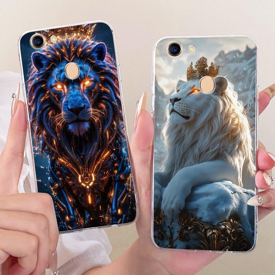 For OPPO F5 F7 Cool Dragon Tiger Pattern Phone Case For Oppo F7 F 5 F5 Youth Soft Silicone TPU Cases
