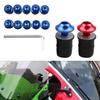 10 Windshield Screw Nut Motorbike Windscreen Bolts Assorted Kit Motorcycles Repair Upgrade Modified Spare Parts