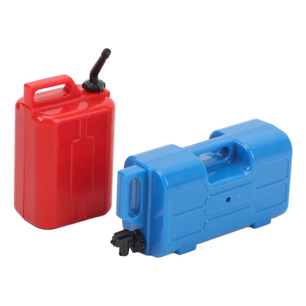 2 Pcs/Set Plastic Fuel Tank Mini Gas Can for SCX10/TRX4 RC Crawler Truck Scale Hobby Scenarios