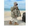 Fairy Tale Boys' Hooded Winter Down Jacket - Thick, High Content 90 White Duck Down