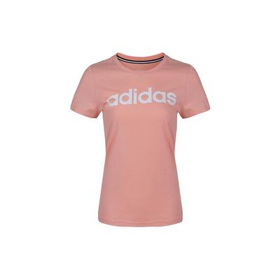 Neo Letter Print Rundhals Kurzarm T-Shirt Damen T-Shirts Orange-Rot EI4715
