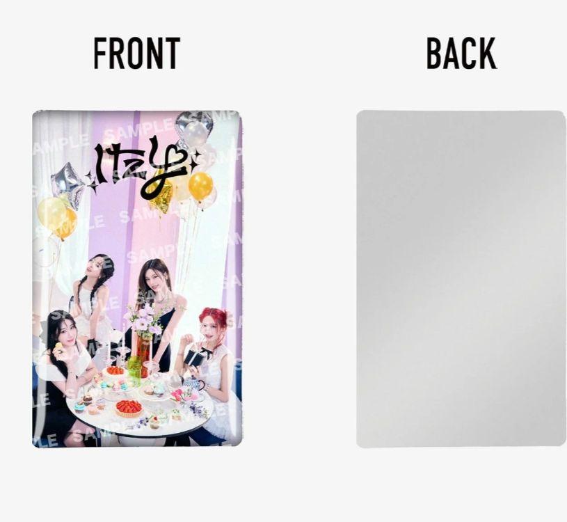 

[USED] ITZY POP UP card type mirror
