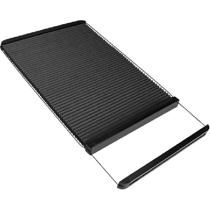 Door Window with Thin Shade Ready, 12'' x 21'' Door Window Shade Blinds with Dou