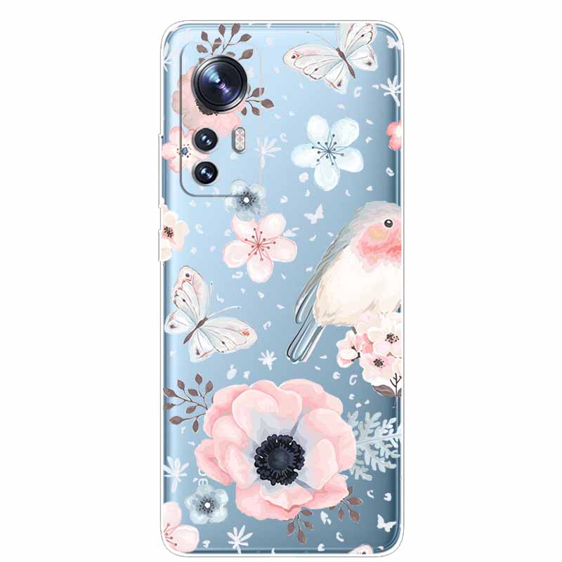 For Xiaomi 12T Case Clear Bumper Soft TPU Phone Cases for Xiaomi 12T Pro 5G Silicone Cover 6.67'' 12 T Transparent Slim Fundas