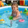 Floating Pool Temperature Gauge Frog Shape Floating Water Monitoring Tool Children Bath Temperature Gauge for Pool Outdoor