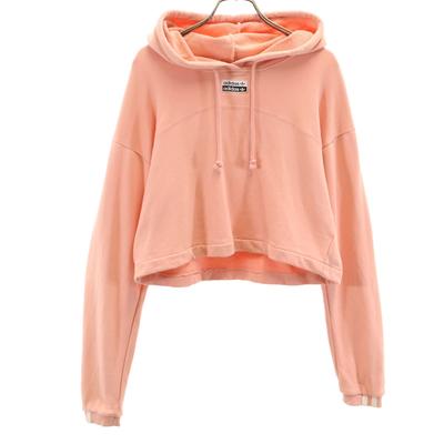 Trefoil Logo Long Sleeve Cropped Sweatshirts L Women Used
