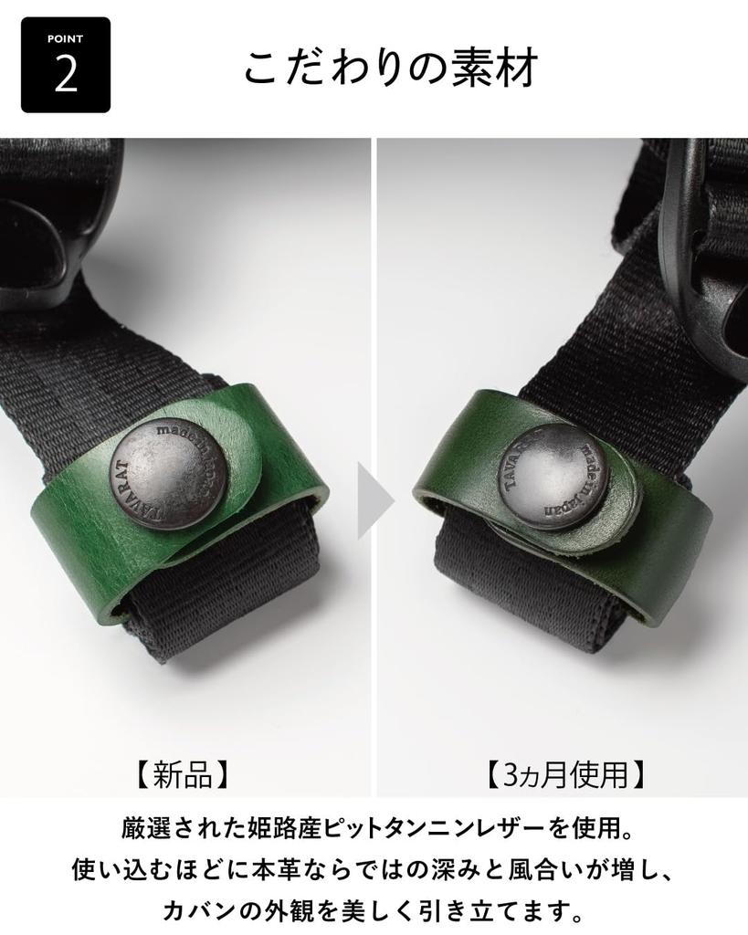 Backpack String Genuine Leather Excess String Buckle Clip String Fixing Band Fastener String Clip of Dark [TAVARAT] Tie-Up Tie-Up Tie-Up (Set 4,