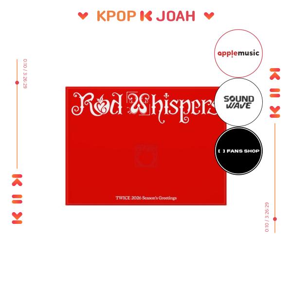 [Pre-Order] TWICE [RED WHISPERS] 2026 SEASON'S GREETINGS