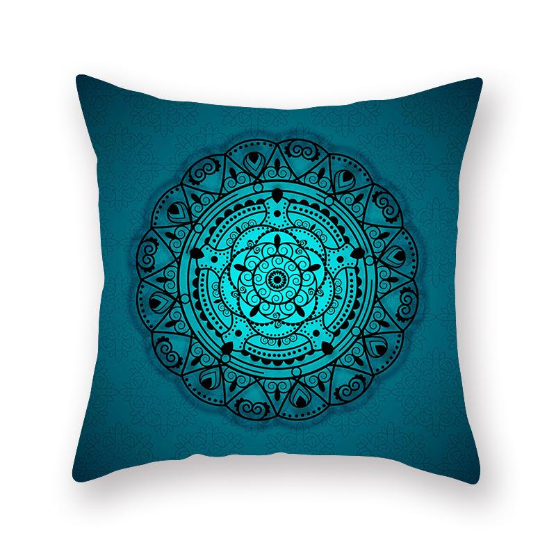 Ethnic Style Pillow Case Mandala Interior Home Decoration Cushion Bed and Breakfast Retro Atmosphere Arrangement Cushion