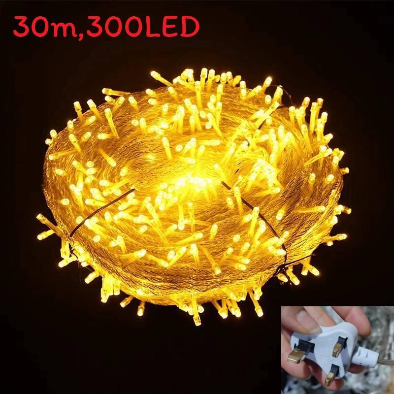 Led String Fairy Lights Christmas Tree Decors For Garden Outdoor Party Festoon