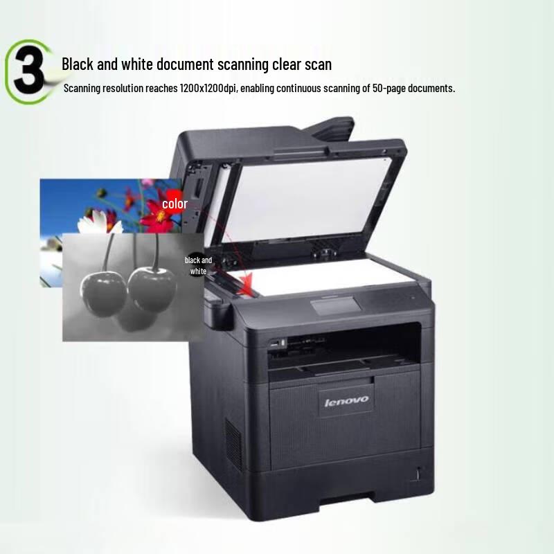 Lenovo Black & White Laser Multifunction Printer Series CN Plug (adapter Included)