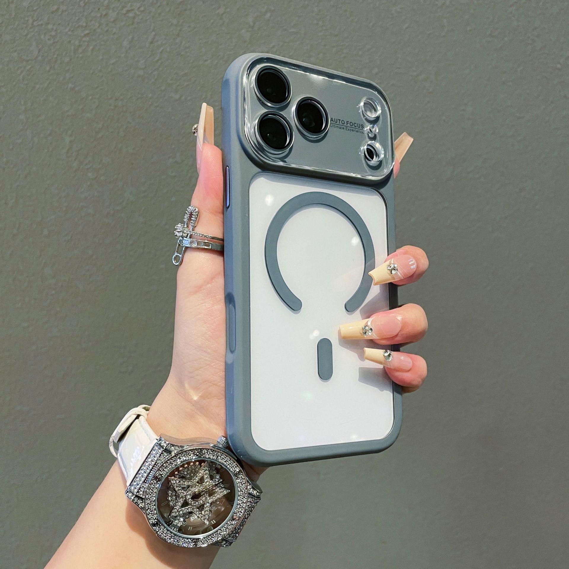 

Compatible iPhone 17 Pro Max Case: High Transparency, Magnetic, Full Coverage, Drop-Proof for Apple 16 iPhone 17