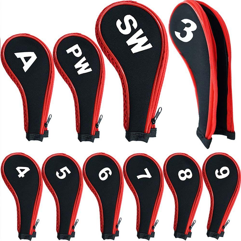 Equipment With Number Design Golf Club Cover Golf Iron Headcover Golf Head Cover Golf Headcovers