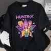 Cartoon Kpop Demon Hunters Men TShirt Women Short Sleeve Saja Fashion Tee Kpop Demon Hunters T Shirt for Summer Clothes Top
