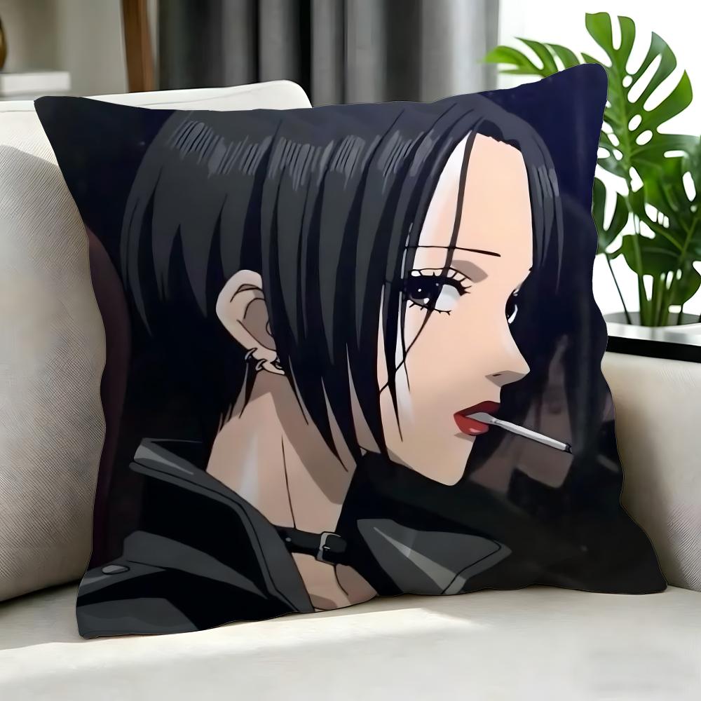 Anime Nana Cushion Cover Cushion Cover Set 4Pcs 50X50 45X45 40X40 Pillowcase Decorative Sofa Home Decor